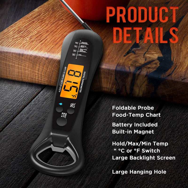 Instant Read Meat Thermometer for Cooking Kitchen Tools & Gadgets - DailySale