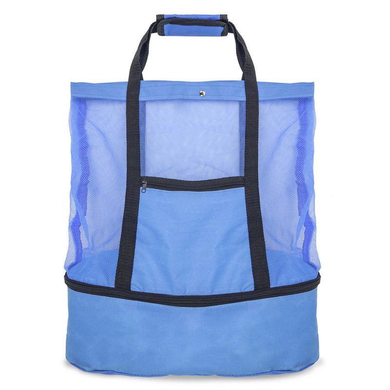 Insulated Cooler Picnic Beach Tote Bag Bags & Travel Blue - DailySale