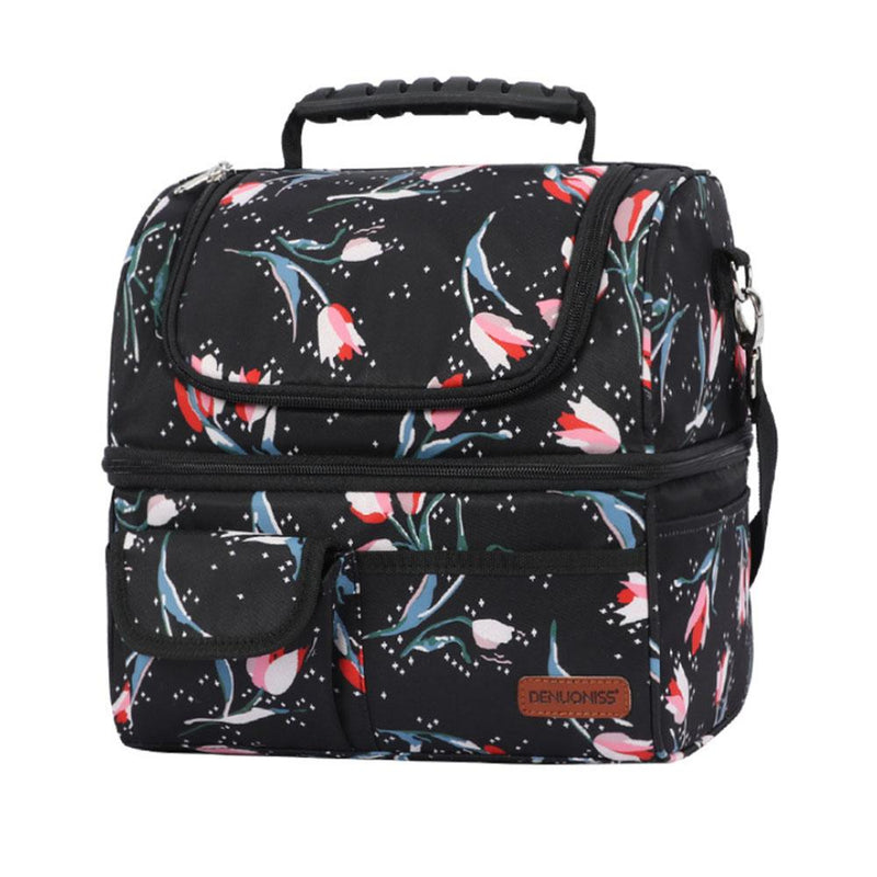 Insulated Multi-Compartment Lunch Box Bags & Travel Tulips - DailySale