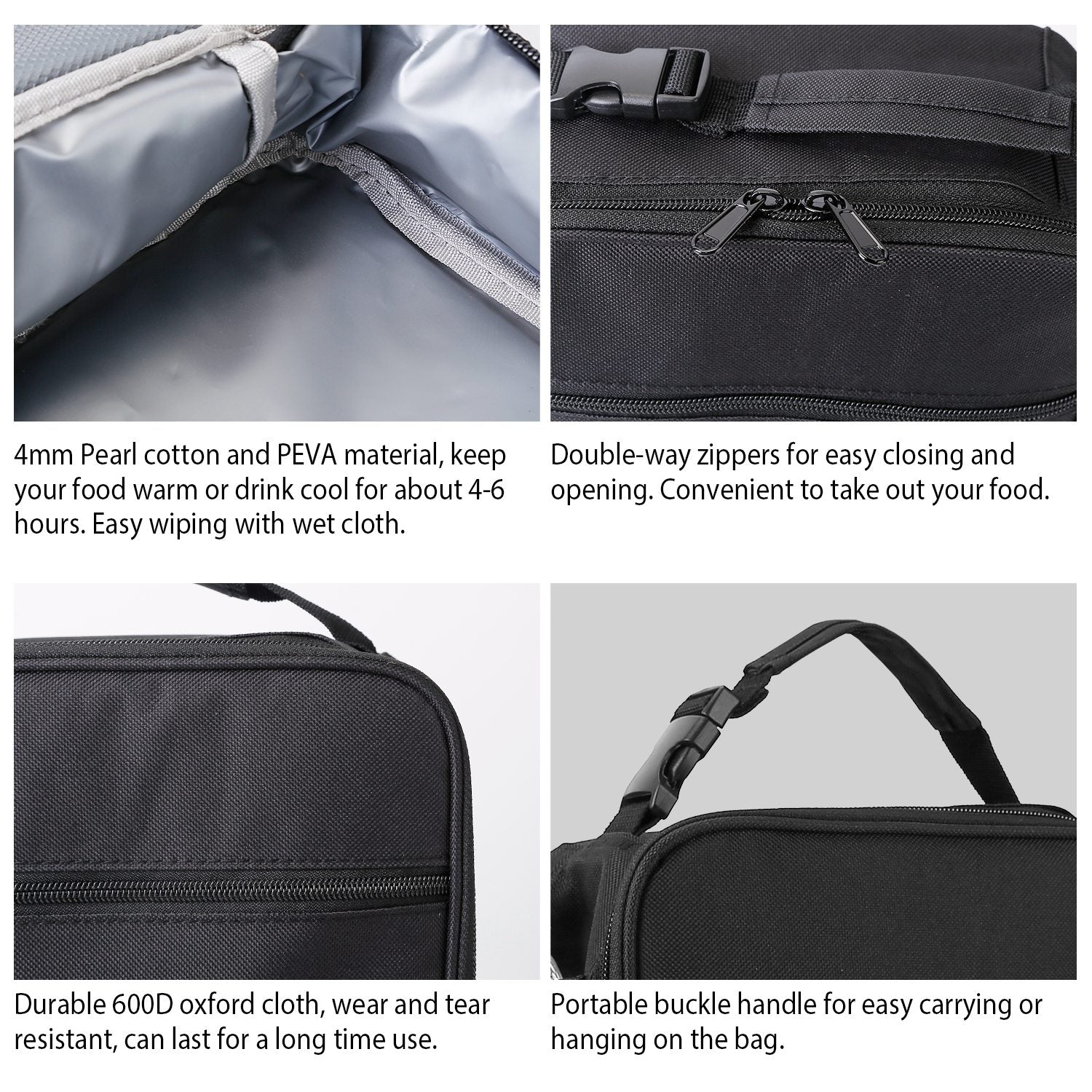 Insulated Portable Lunch Box Bags & Travel - DailySale