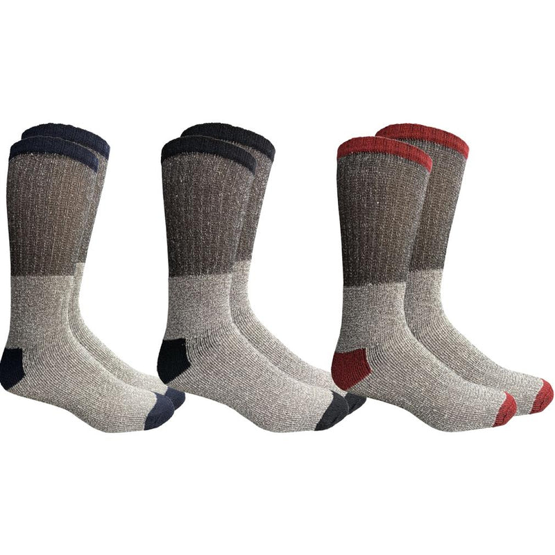 Insulated Thermal Cotton Cold Weather Crew Socks for Men or Women -3_Pack-Women Women's Apparel - DailySale