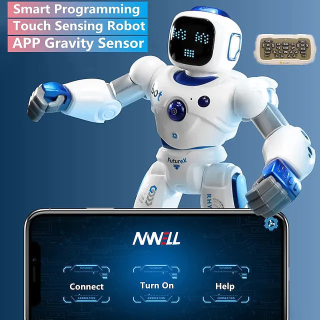 Intelligent Programming APP Gravity Sensor RC Robot Toys & Games - DailySale