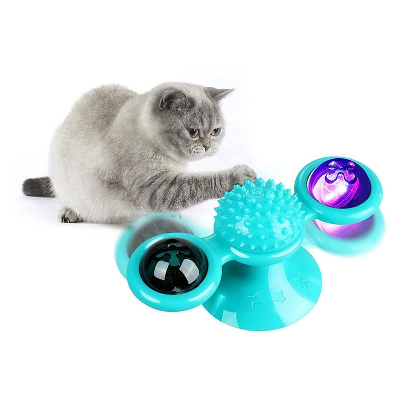 Interactive Massage Scratching Tickle Toy With Catnip And Led Ball For Indoors Cats Pet Supplies - DailySale