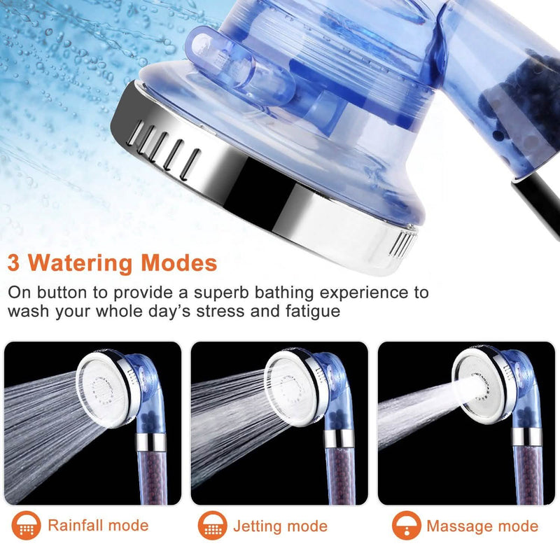 Ionic High Pressure Filter Shower Head Bath - DailySale