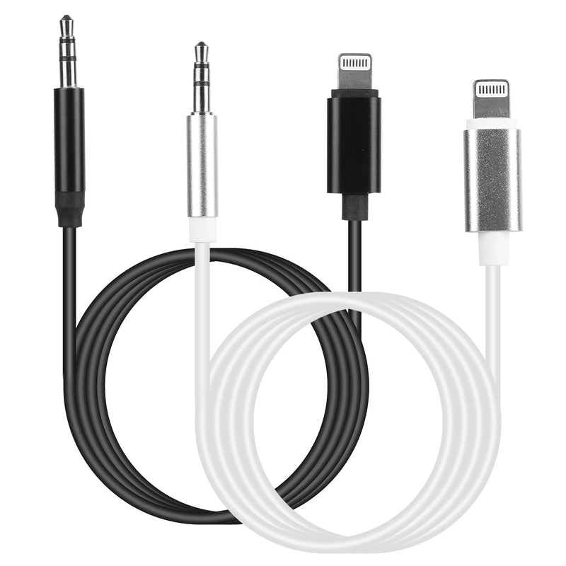 iOS 8 Pin to 3.5mm Aux Audio Adapter Cord Mobile Accessories - DailySale