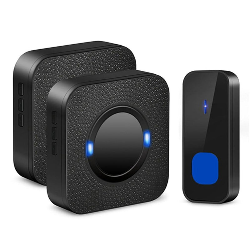 IP55 Waterproof Multi-Melody Wireless Doorbell Rings Gadgets & Accessories 2 Receivers - DailySale