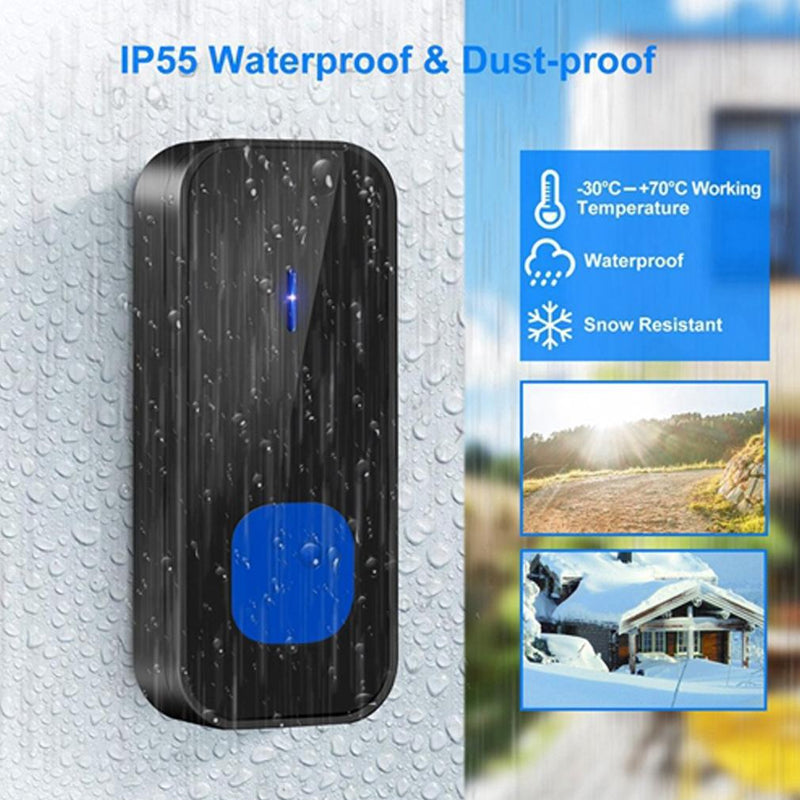 IP55 Waterproof Multi-Melody Wireless Doorbell Rings Gadgets & Accessories - DailySale