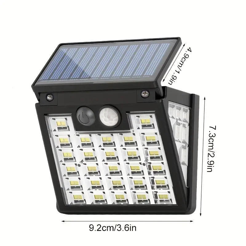 IP65 Solar Powered Street Light Dusk To Dawn With Motion Sensor Outdoor Lighting - DailySale