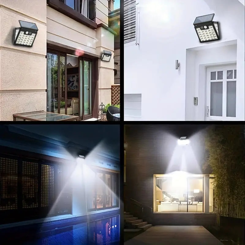 IP65 Solar Powered Street Light Dusk To Dawn With Motion Sensor Outdoor Lighting - DailySale