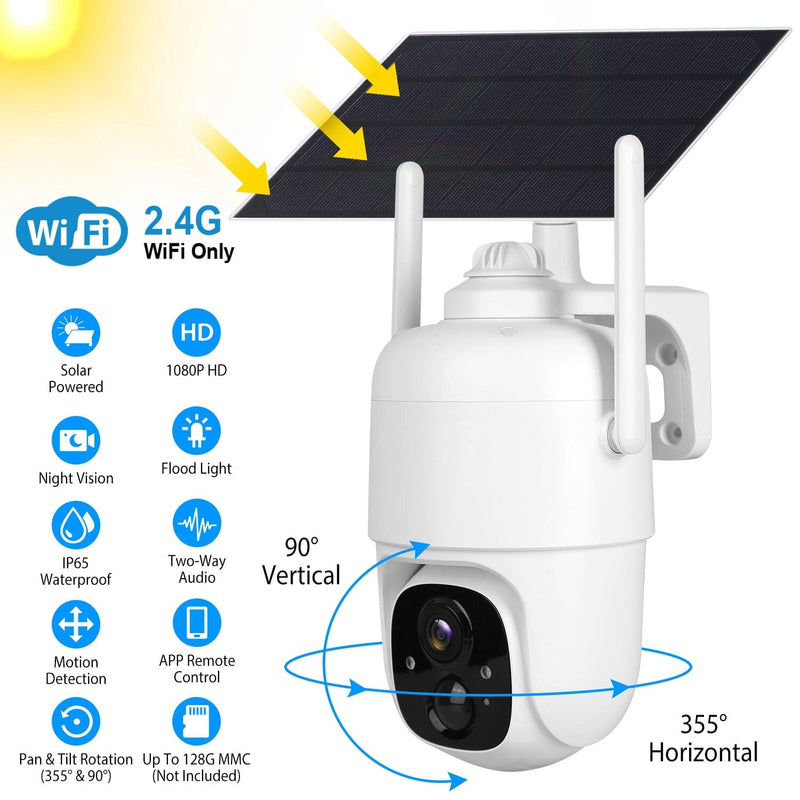 IP65 Solar Wireless Security Camera Smart Home & Security - DailySale