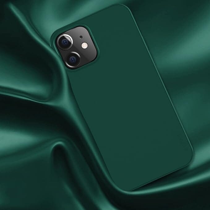 iPhone 12 Pro & iPhone 12 Case Ultra-Thin Soft Flexible TPU Matte Finish Coating - Green Mobile Accessories - DailySale