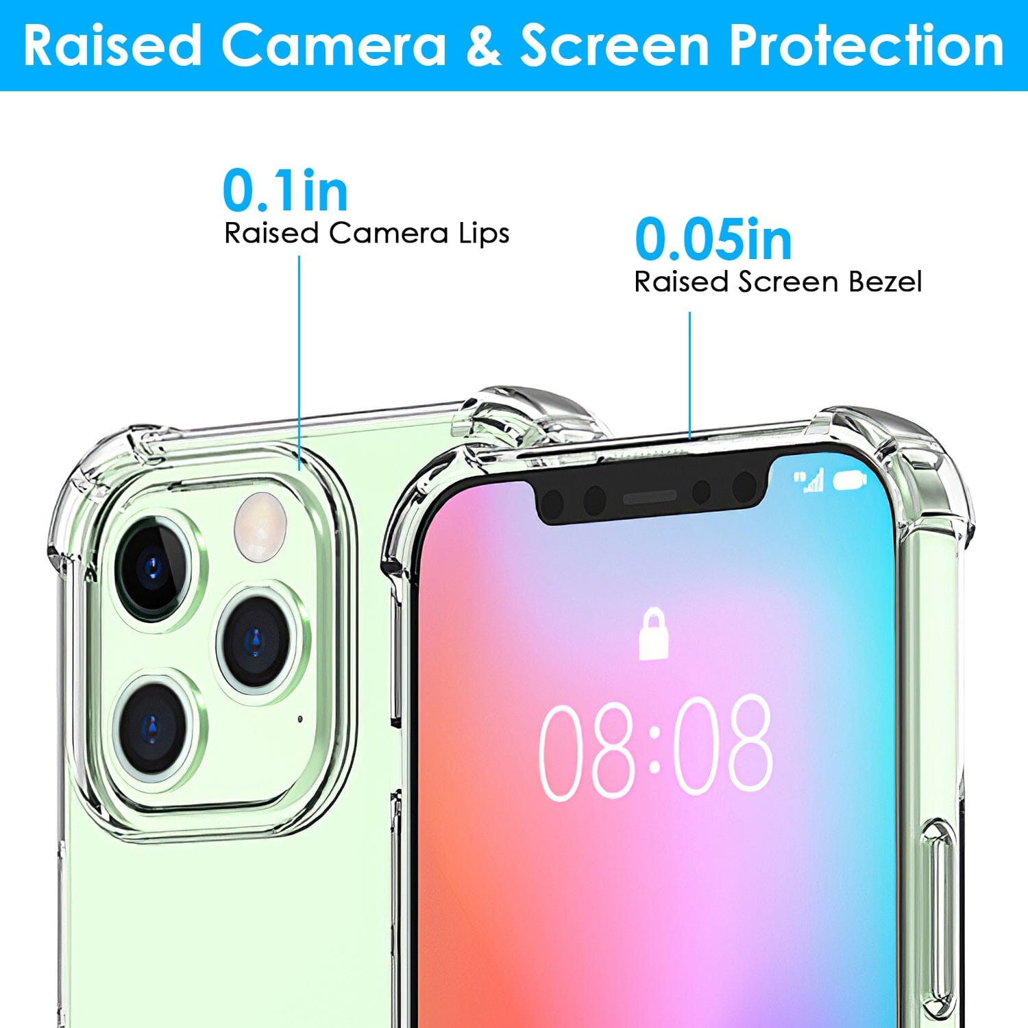 iPhone Shockproof Clear Phone Case Soft TPU Mobile Accessories - DailySale