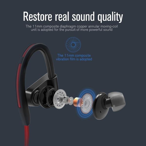 IPX5 Waterproof Shock Bass Stereo Wireless Bluetooth Headphone Headphones & Audio - DailySale