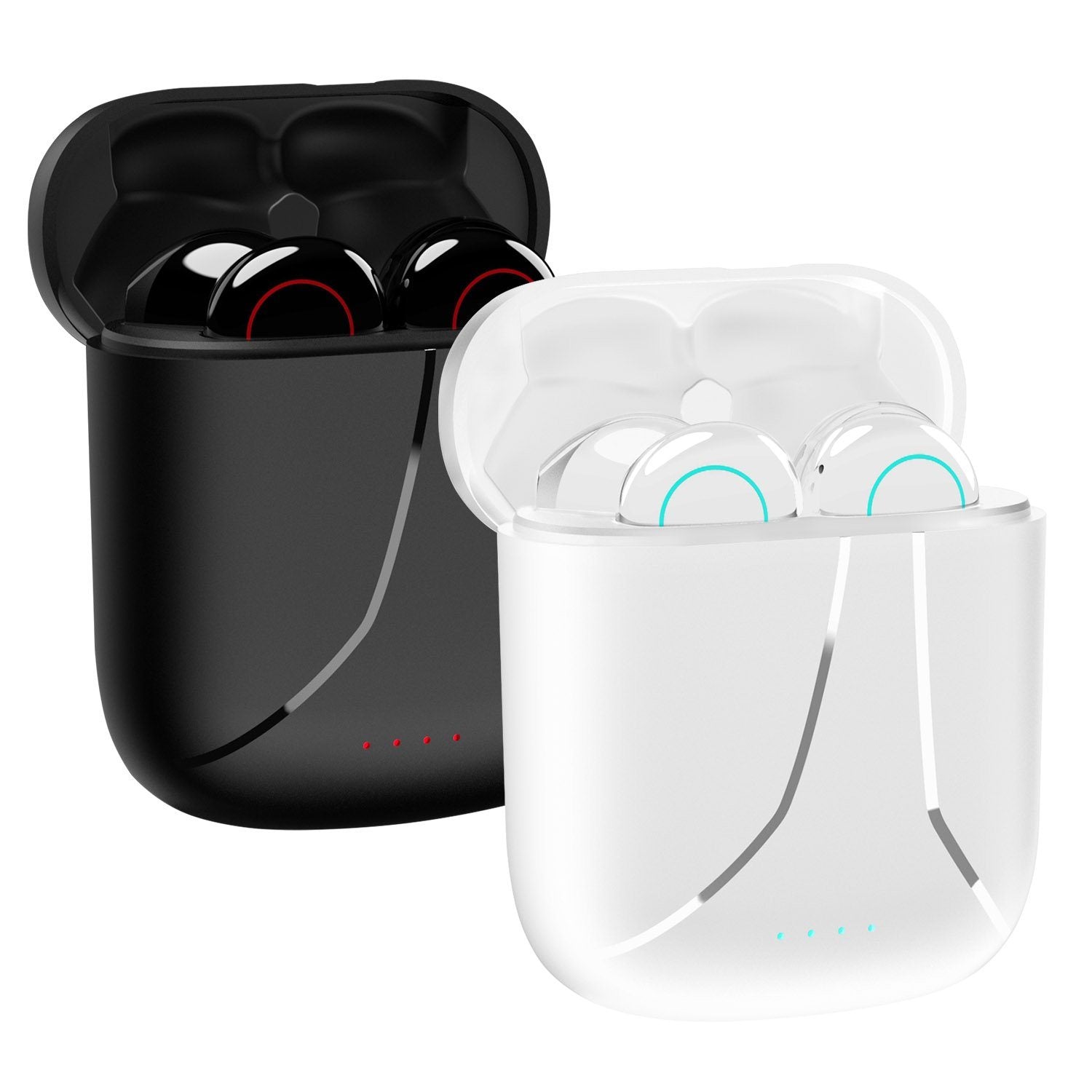 IPX5 Waterproof Wireless 5.0 TWS Earbuds Wireless Headset with Mic Headphones & Audio - DailySale