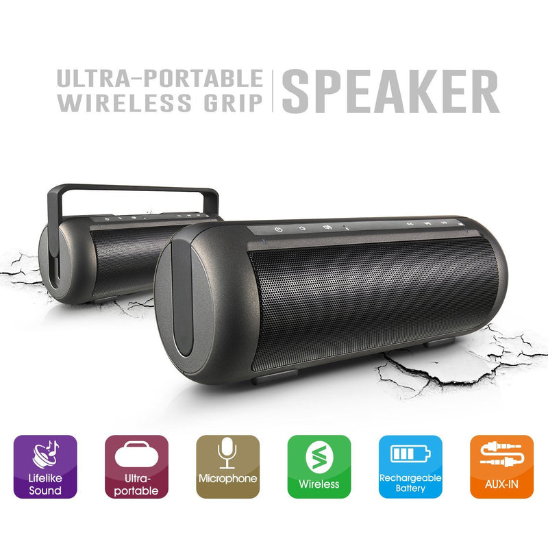 iRola Wireless Speaker Powerful Dual Subwoofer Streo Speakers - DailySale