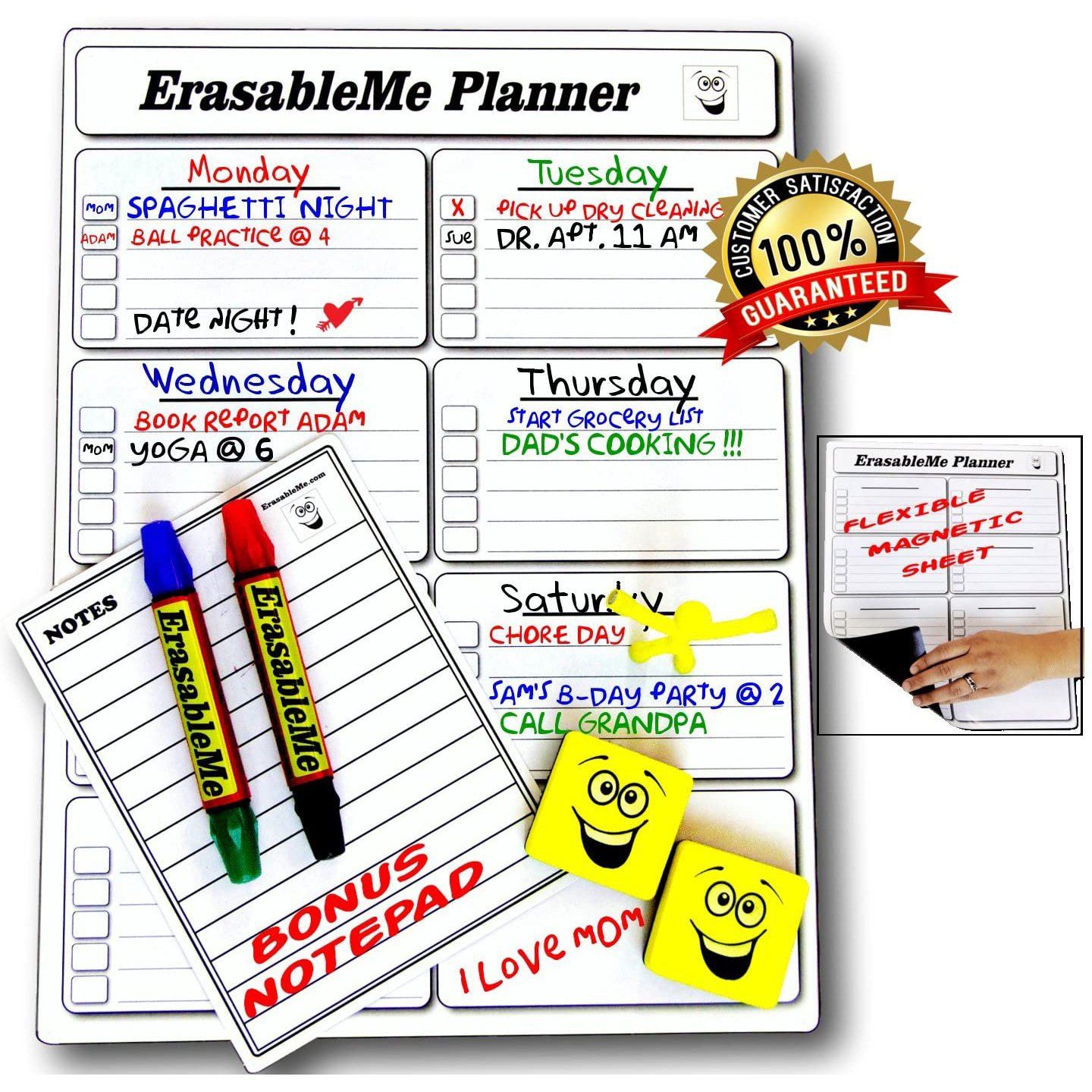 ItemMax Magnetic Dry Erase Calendar for Refrigerator Everything Else - DailySale