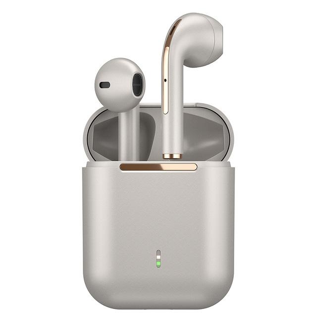 J18 TWS Bluetooth Earphone Stereo True Wireless Headset Earbuds Headphones & Audio Rose Gold - DailySale