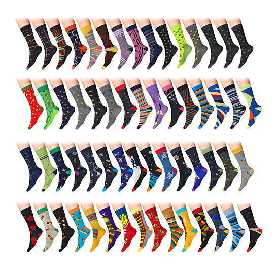 James Fiallo Men’s Colorful Dress Socks Men's Shoes & Accessories - DailySale