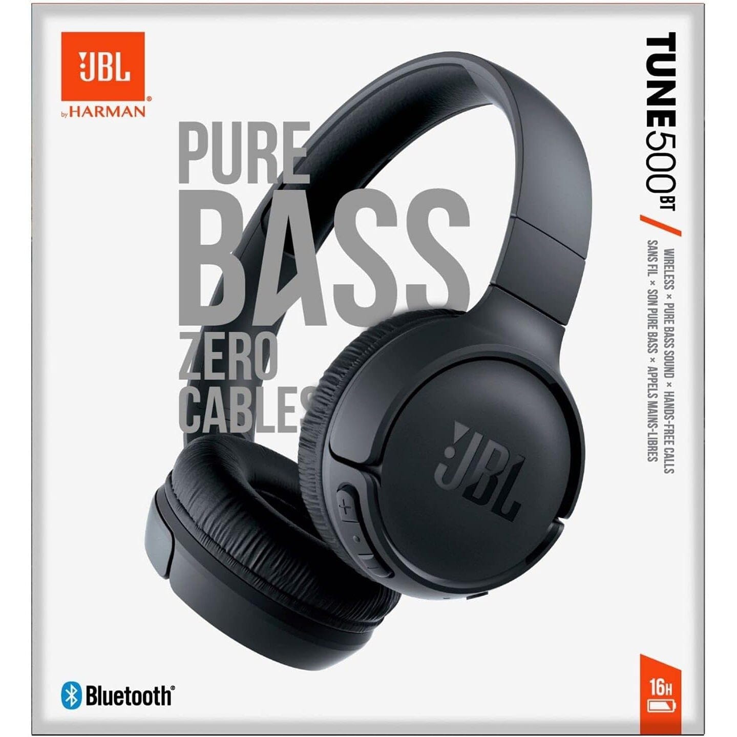 JBL TUNE 500BT - On-Ear Wireless Bluetooth Headphone (Refurbished) Headphones - DailySale