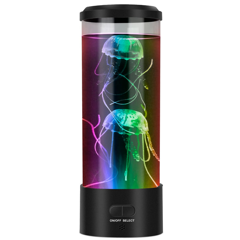 Jellyfish Lava Lamp Multicolor Changing Mood Night Light Indoor Lighting - DailySale