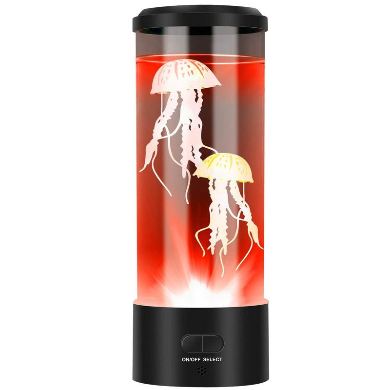 Jellyfish Lava Lamp Multicolor Changing Mood Night Light Indoor Lighting - DailySale