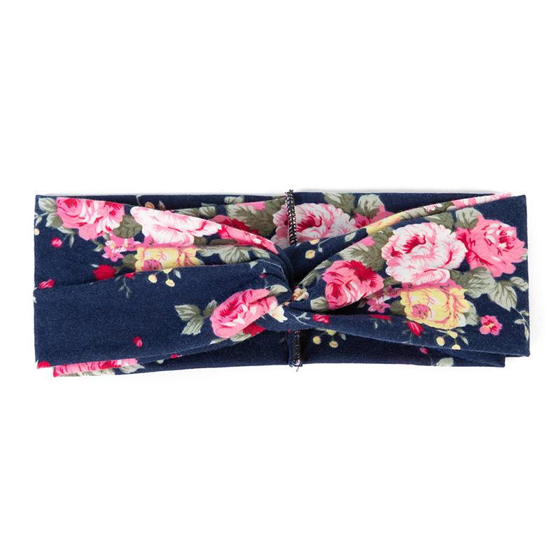 Jersey Knit Print Headwraps - Assorted Styles Women's Accessories Navy Floral - DailySale