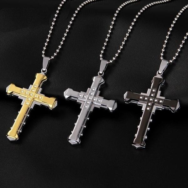 Jesus Cross Pendant Necklace Jewelry Necklaces - DailySale