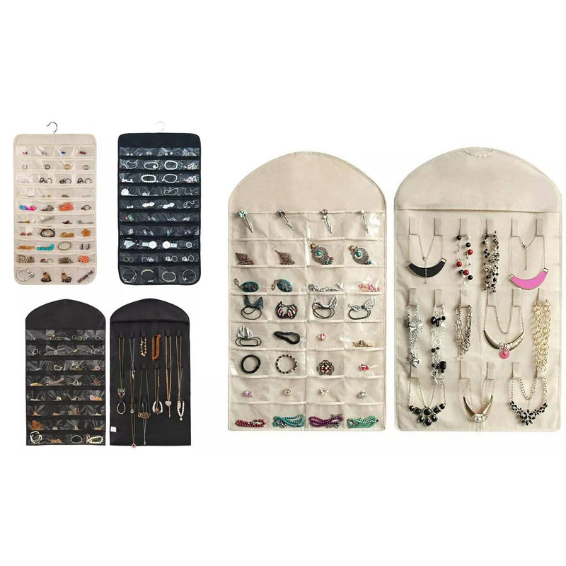Jewelry Earrings Brooch Closet Hanging Storage Organizer Bag Closet & Storage - DailySale