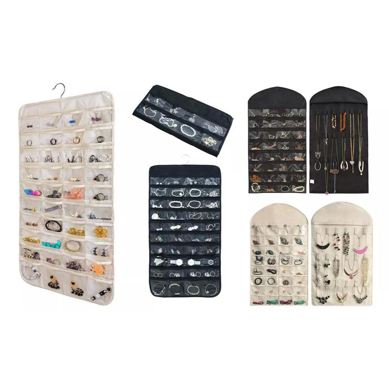 Jewelry Earrings Brooch Closet Hanging Storage Organizer Bag Closet & Storage - DailySale