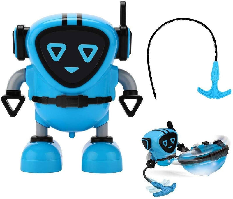 JJRC R7 Gyro Pull Back Robot Children Educational Toy Toys & Games Blue - DailySale