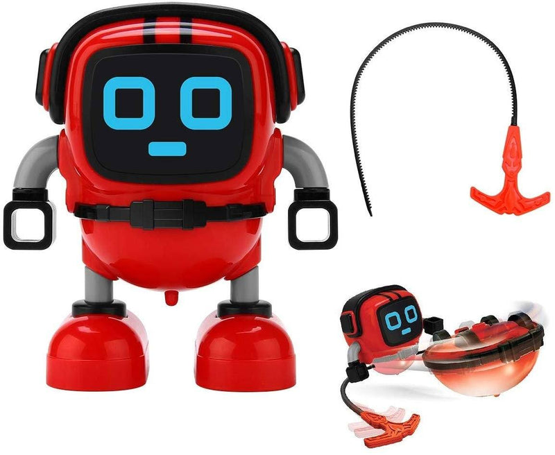 JJRC R7 Gyro Pull Back Robot Children Educational Toy Toys & Games Red - DailySale