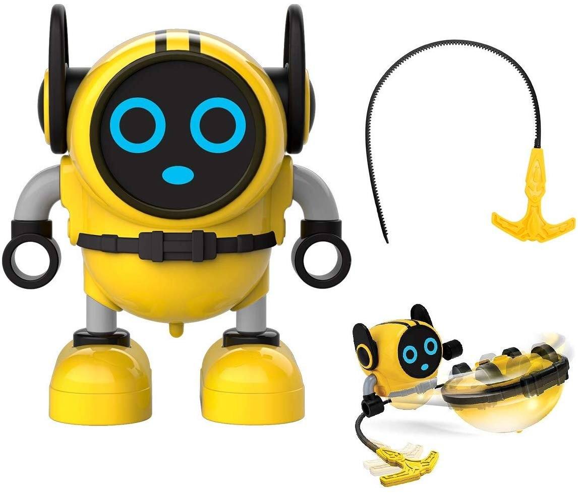 JJRC R7 Gyro Pull Back Robot Children Educational Toy Toys & Games Yellow - DailySale