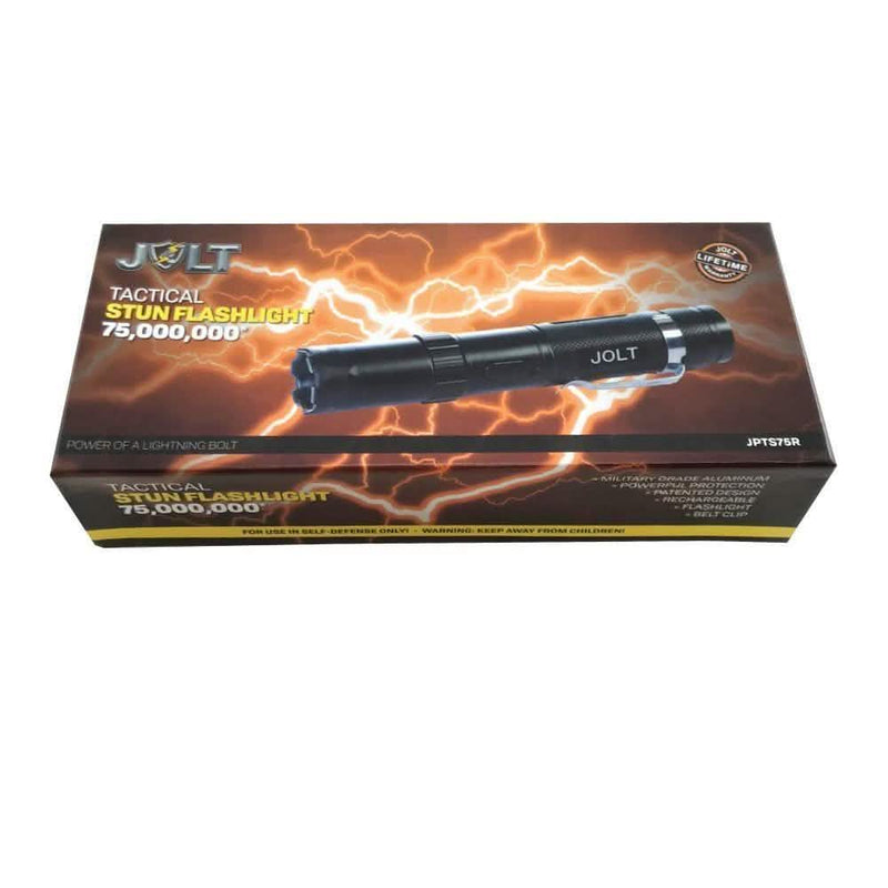 JOLT Police Tactical Stun Flashlight 75 Million Volt Sports & Outdoors - DailySale