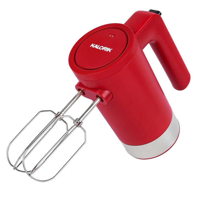 Kalorik Cordless Electric Hand Mixer Kitchen Tools & Gadgets Red - DailySale