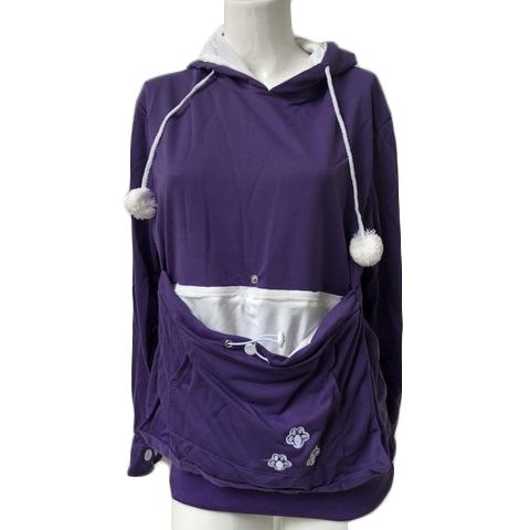 Kangaroo Hoodie Women's Apparel S Purple - DailySale