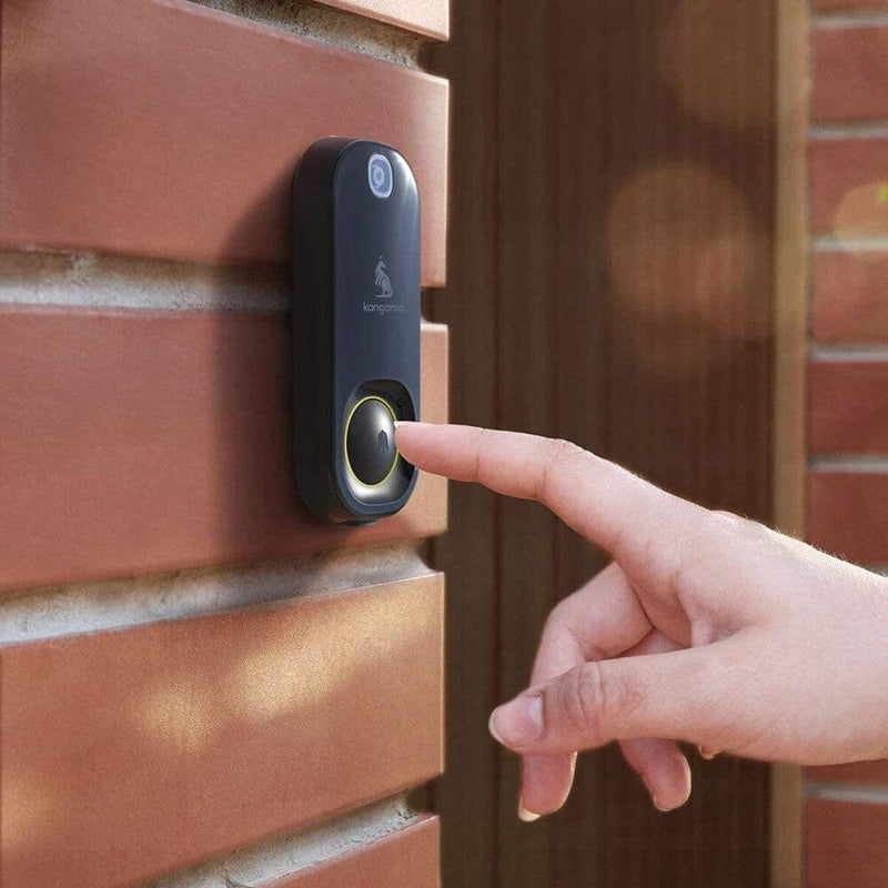 Kangaroo Smart Photo Doorbell + Indoor Chime Smart Home & Security - DailySale