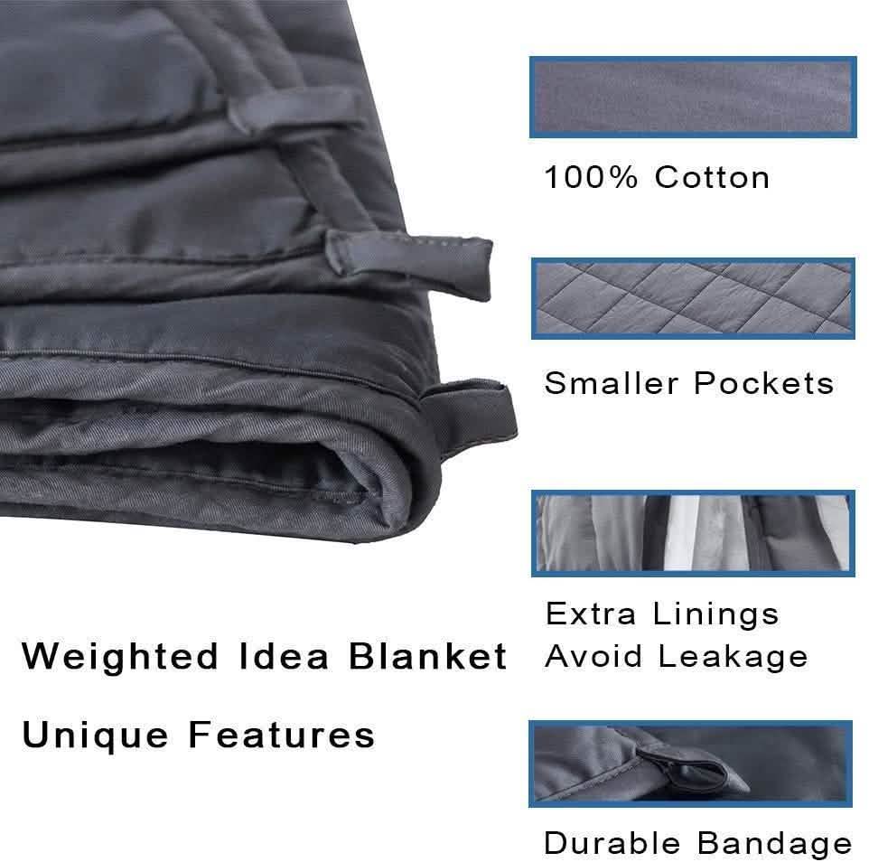 Kathy Ireland Weighted Blanket with Glass Beads