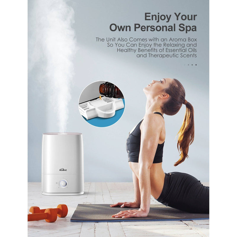 Kealive Cool Mist Humidifier Wellness - DailySale