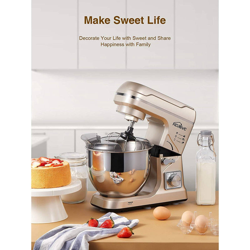 Kealive Stand Mixer - Electric Food Mixer Kitchen with 5.5QT Kitchen & Dining - DailySale