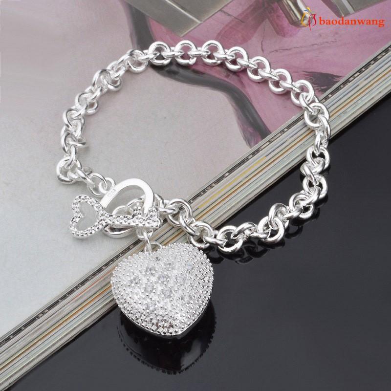 "Key To My Heart" Toggle Charm Bracelet Jewelry - DailySale