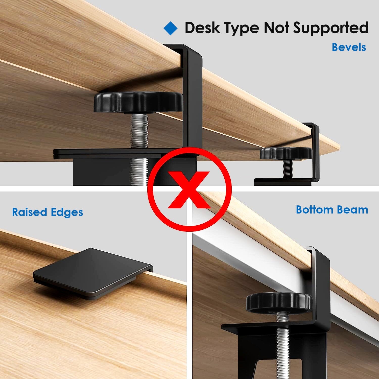 Keyboard Mouse Tray Under Desk Retractable Slide Out Drawer with C Clamp Computer Accessories - DailySale