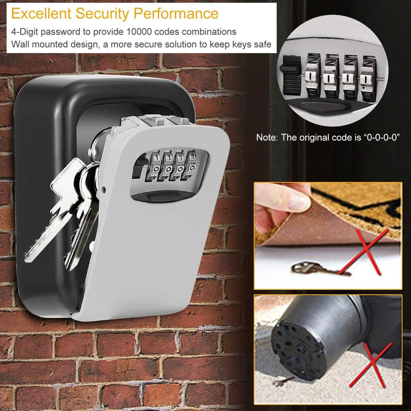 Keys Storage Lock Box with 4 Digits Combination Everything Else - DailySale