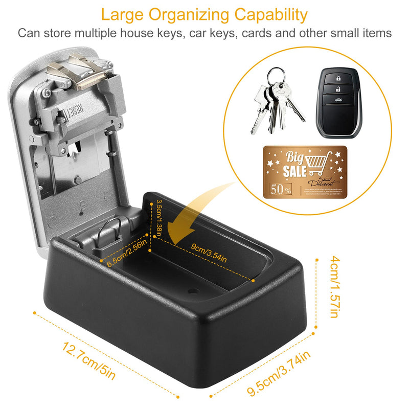 Keys Storage Lock Box with 4 Digits Combination Everything Else - DailySale