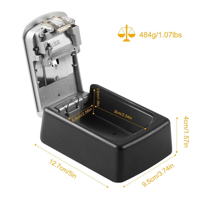 Keys Storage Lock Box with 4 Digits Combination Everything Else - DailySale