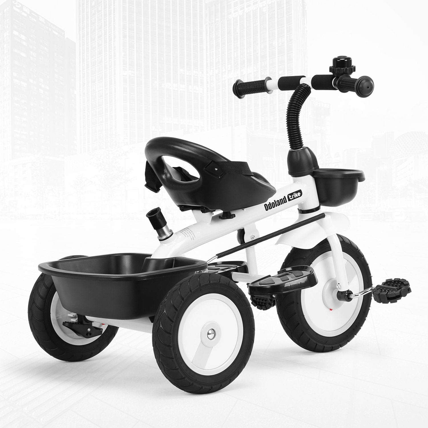 Kid Tricycle Stroller With Retractable Push Handle Toys & Hobbies - DailySale