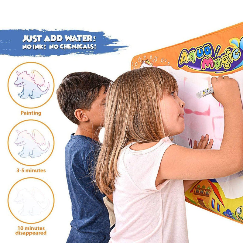 Kids BritenWay Magic Aqua Board Large Water Drawing Mat Toys & Games - DailySale