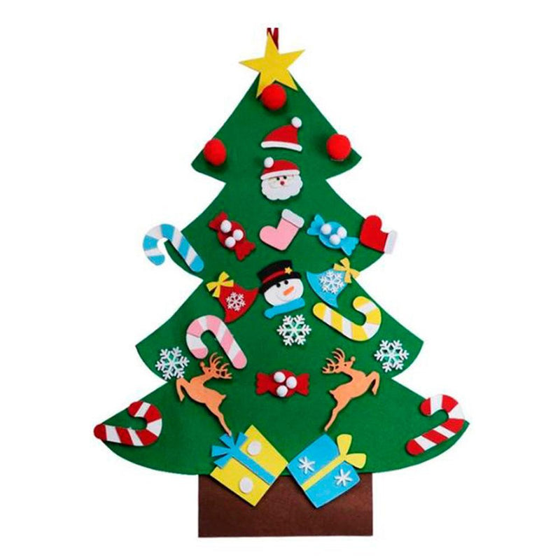 Kids Decorative DIY Felt Christmas Tree Lighting & Decor - DailySale