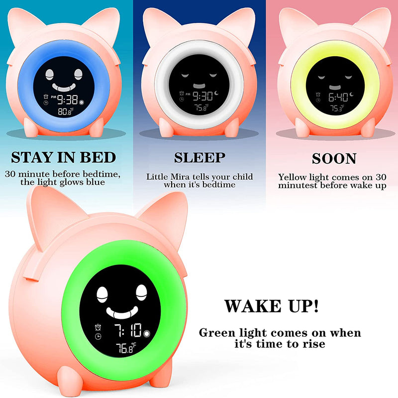 Kids Digital Alarm Clock with Night Light