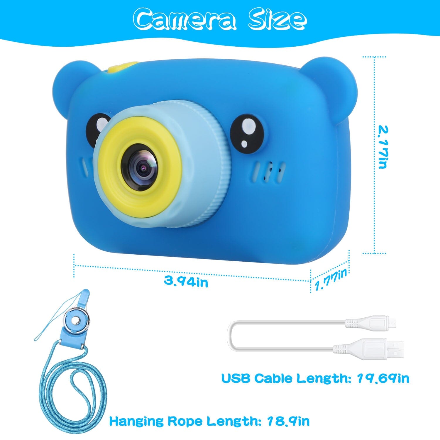 Kids Digital Camera with 2" Screen 4x Digital Zoom Toys & Games - DailySale