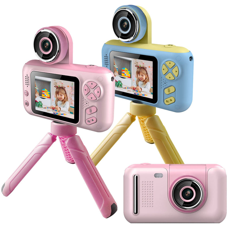 Kids Digital Camera with Flip Lens Cameras & Drones - DailySale